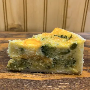 Cheese & Broccoli Quiche