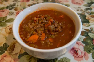 Lentil Casserole (Thick Stew)