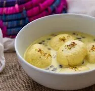 Kesari Rasmalai (2 Pcs)