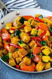 Tofu With Mixed Vegetables Dinner Special