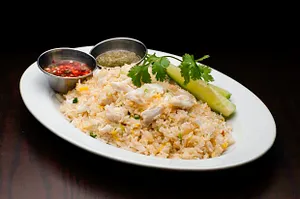 CRAB FRIED RICE.