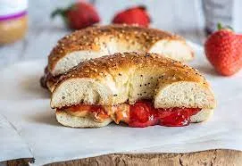 Bagel With Peanut Butter & Jelly