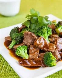 Veg. Steak with Chinese Broccoli
