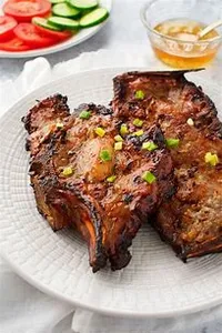 Grilled Pork Chops Entree