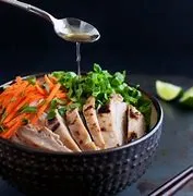 Grilled Chicken With Rice Vermicelli (Dry)