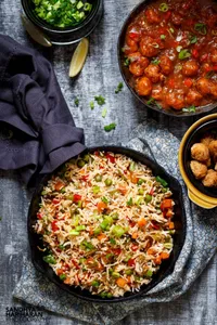 Vegetable Fried Rice Party Tray