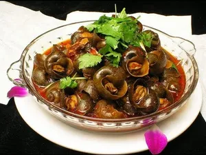 Sauteed Snail With Black Bean Sauce