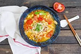 Tomato Egg Noodle Soup