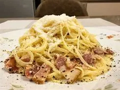 Fresh Spaghetti Alla Carbonara (Pork)