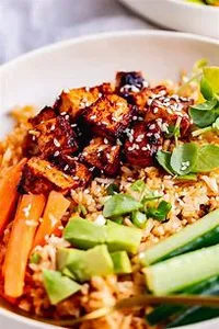 Market Vegetable & Tofu Rice Bowl