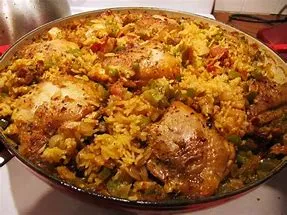 Rice And Chicken (Arroz Con Pollo)