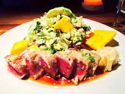 Tuna Sashimi & Avocado Salad