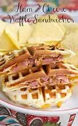 Waffle With Ham