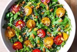 Tomato Arugula Salad With Parmigiano