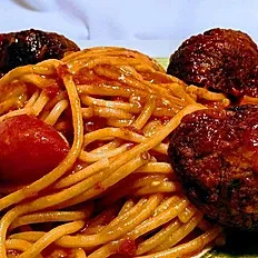 Spaghetti con polpette