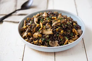 Roasted Hen of the Woods Mushrooms