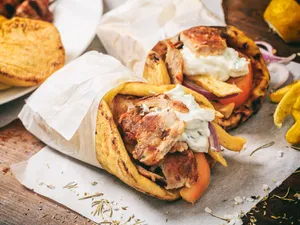 Grilled Chicken Gyro