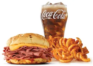Half Pound Beef 'N Cheddar Meal (M)