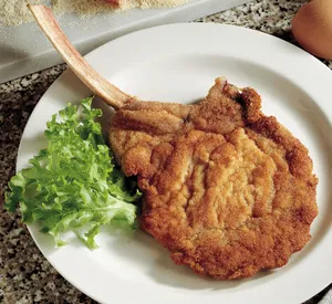 Veal Chop Milanese Dinner