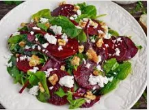 Roasted Red + Yellow Beet Salad