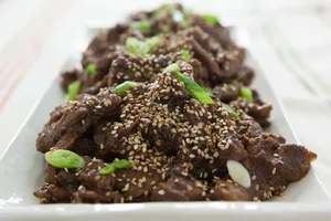 Sesame Beef whatshot