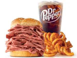 Half Pound Roast Beef Meal - Small
