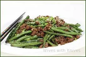Stir Fried String Beans w.Minced Pork