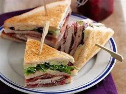 Ham & Swiss Triple Decker Sandwich (#6)