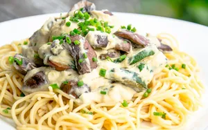 Pasta With Mushroom Sauce