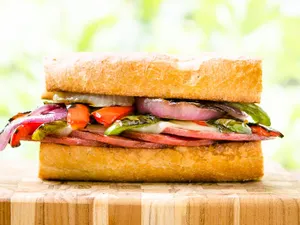 Beef Salami Sandwich