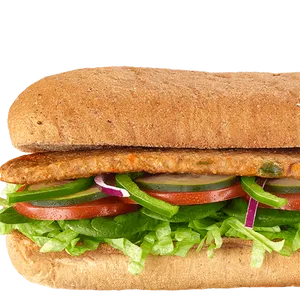 Veggie Patty Footlong Sub