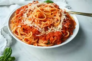 Pasta With Marinara Sauce