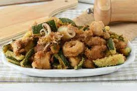 Fritto Di Calamari E Zucchine