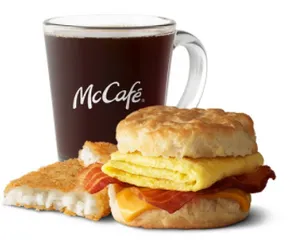 Bacon, Egg & Cheese Biscuit Meal
