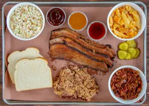 Brisket Hot Combo Platter