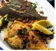 Pan Fried Whole Flounder