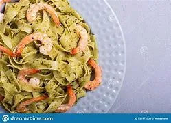 Tagliatelle Pesto & Shrimp