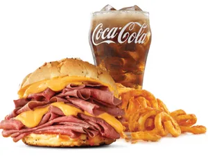 Double Beef ‘N Cheddar Meal- Medium