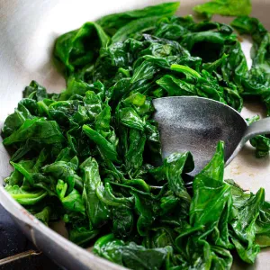 Steamed Spinach