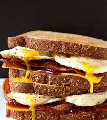 Fried Egg Sandwich With Canadian Style Bacon