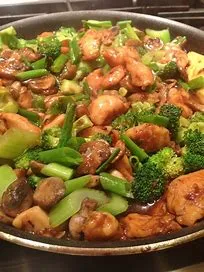 Chicken with Garlic Sauce