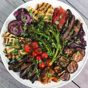 Grilled Vegetables Salad Platter