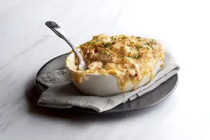 Smoked Gouda & Bacon Au Gratin Potatoes