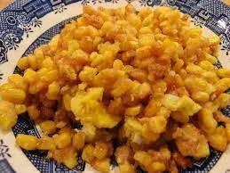 Stir Fried Corns w.Golden Salty Egg