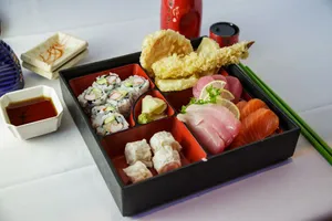 6 Piece Sashimi Bento Lunch