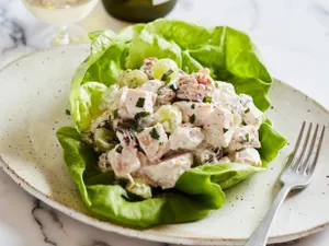 Poached Chicken Salad Platter