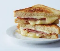 Grilled Cheese with Ham Sandwich