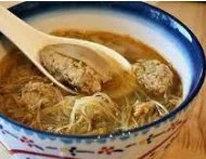 Ground Pork & Glass Noodle Soup