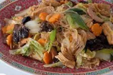 Assorted Vegetables And Vermicelli In Buddhist Style