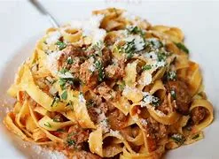 Tagliatelle alla bolognese